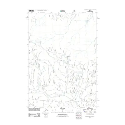 2011 Map of Whiskey Mountain, 2011 Print