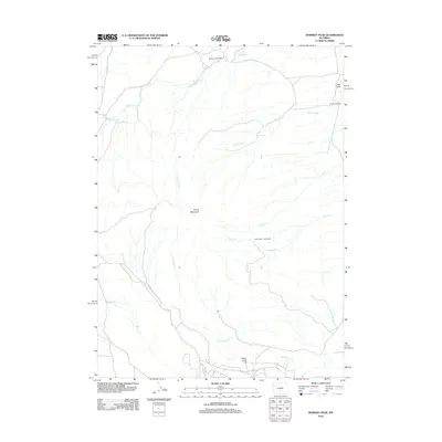 2012 Map of Whiskey Peak, 2012 Print