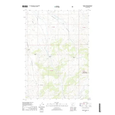 2020 Map of Whiskey Spring, 2020 Print