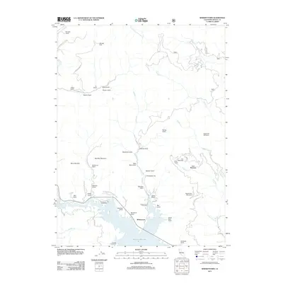 2012 Map of Whiskeytown, 2012 Print