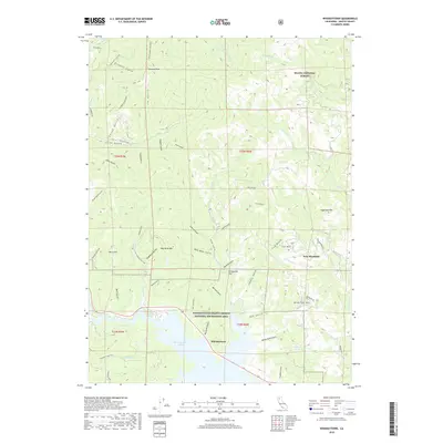 2018 Map of Whiskeytown, 2018 Print