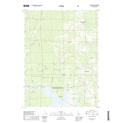 2021 Map of Whiskeytown, 2021 Print
