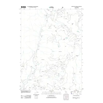 2012 Map of Whisky Bill Peak, 2012 Print