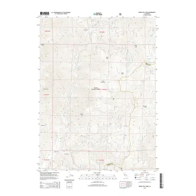 2015 Map of Whisky Bill Peak, 2015 Print
