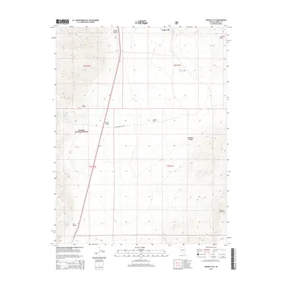 2014 Map of Whisky Flat, 2014 Print