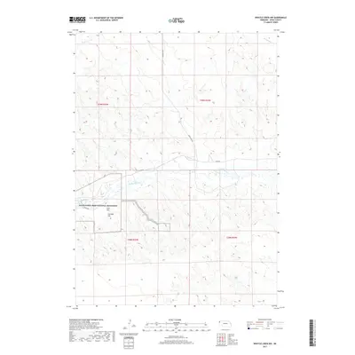 2017 Map of Whistle Creek NW, 2017 Print