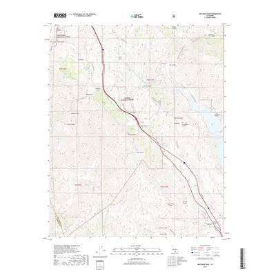 2018 Map of Whitaker Peak, 2018 Print