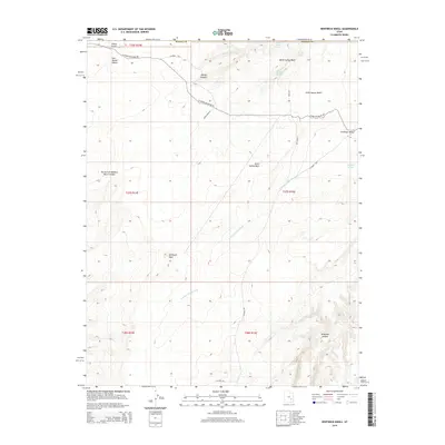 2014 Map of Whitbeck Knoll, 2014 Print