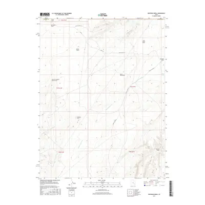 2017 Map of Whitbeck Knoll, 2017 Print