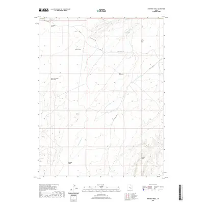 2020 Map of Whitbeck Knoll, 2020 Print