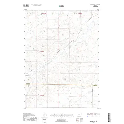 2017 Map of Whitcomb Hill, 2017 Print