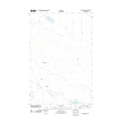 2011 Map of Whitcomb Lake, 2011 Print