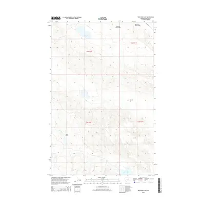 2014 Map of Whitcomb Lake, 2014 Print