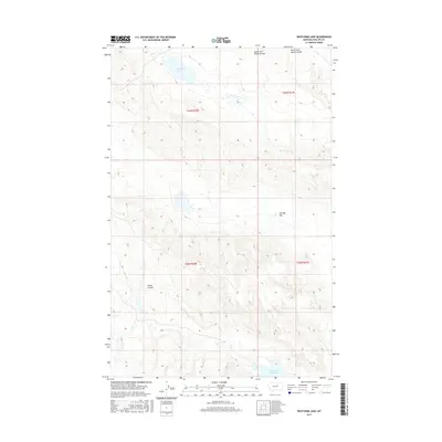 2017 Map of Whitcomb Lake, 2017 Print