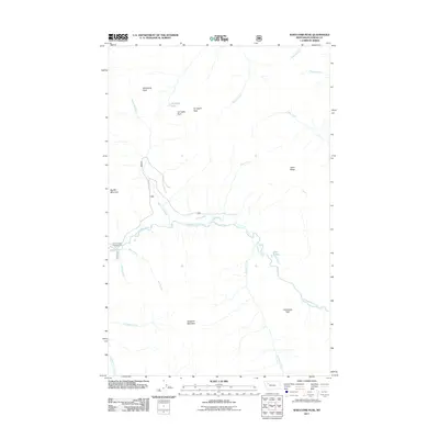 2011 Map of Whitcomb Peak, 2011 Print
