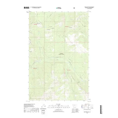 2020 Map of Whitcomb Peak, 2020 Print