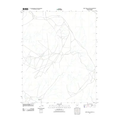 2011 Map of White Area Canyon, 2011 Print