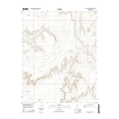 2014 Map of White Area Canyon, 2014 Print