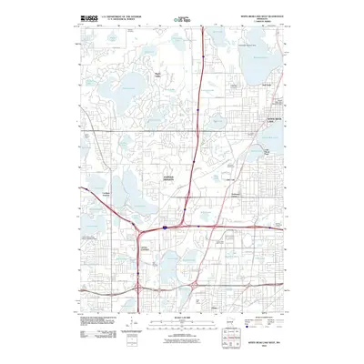 2010 Map of White Bear Lake West, 2010 Print
