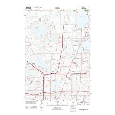 2013 Map of White Bear Lake West, 2013 Print