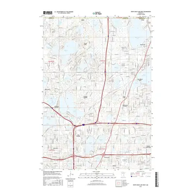 2016 Map of White Bear Lake West, 2016 Print