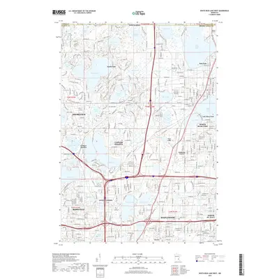 2019 Map of White Bear Lake West, 2019 Print
