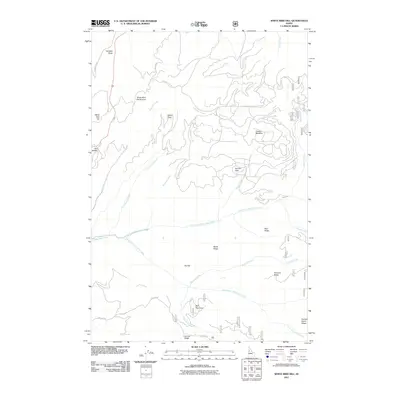2011 Map of White Bird Hill, 2011 Print