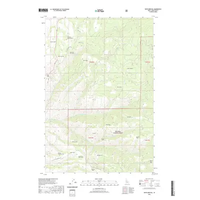 2020 Map of White Bird Hill, 2020 Print