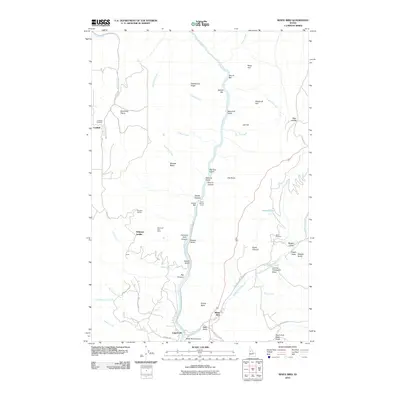 2010 Map of White Bird, 2010 Print