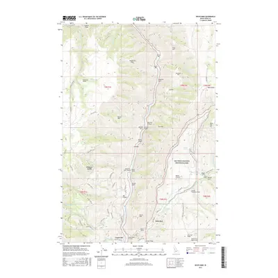 2017 Map of White Bird, 2017 Print