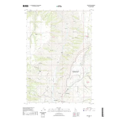 2020 Map of White Bird, 2020 Print