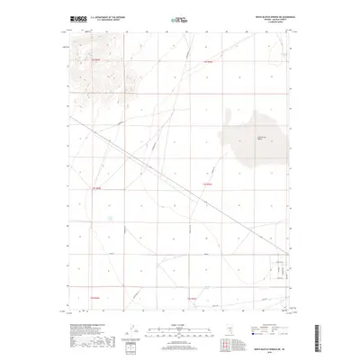 2018 Map of White Blotch Springs NE, 2018 Print