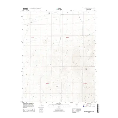 2015 Map of White Blotch Springs SE, 2015 Print