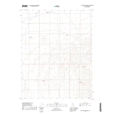 2018 Map of White Blotch Springs SE, 2018 Print