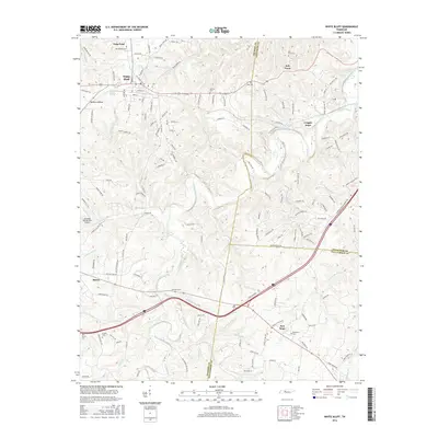 2016 Map of White Bluff, 2016 Print