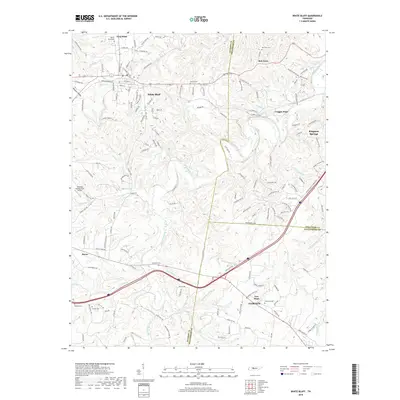 2019 Map of White Bluff, 2019 Print