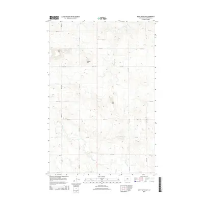 2014 Map of White Butte East, 2014 Print