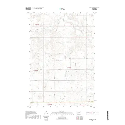 2020 Map of White Butte NE, 2020 Print