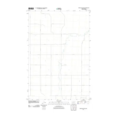 2011 Map of White Butte NW, 2011 Print