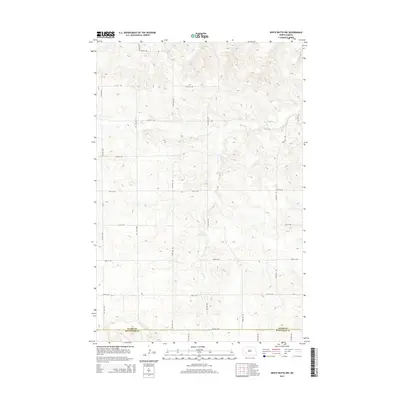 2014 Map of White Butte NW, 2014 Print