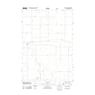 2012 Map of White Butte, 2012 Print