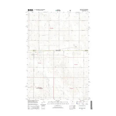 2015 Map of White Butte, 2015 Print