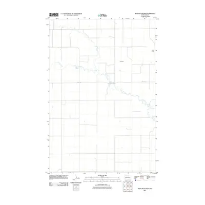 2011 Map of White Butte West, 2011 Print