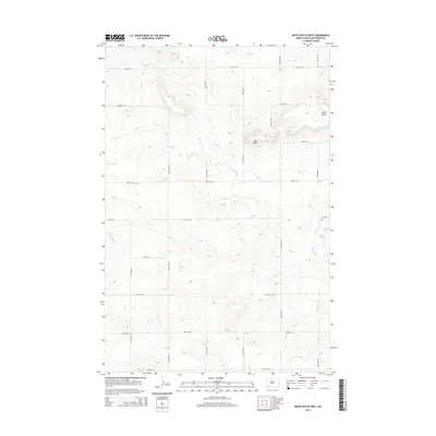 2014 Map of White Butte West, 2014 Print