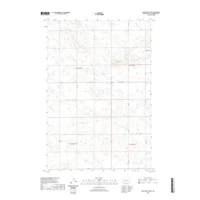 2020 Map of White Butte West, 2020 Print