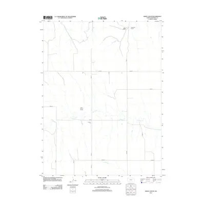 2012 Map of White Canyon, 2012 Print