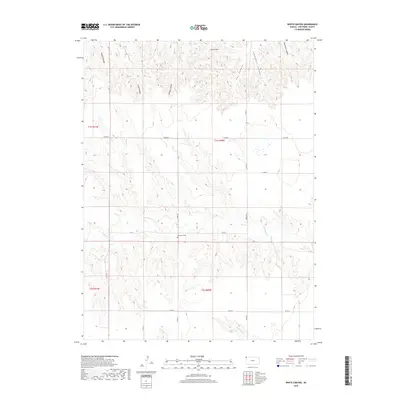 2018 Map of White Canyon, 2018 Print