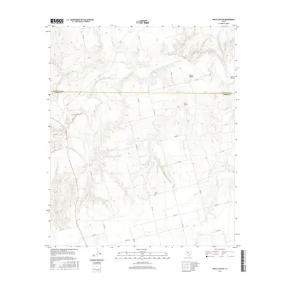 2016 Map of White Canyon, 2016 Print