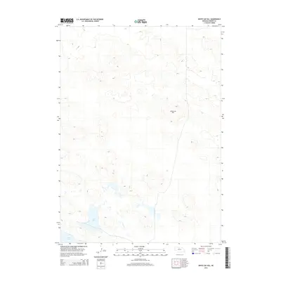 2014 Map of White Cap Hill, 2014 Print