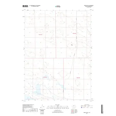 2017 Map of White Cap Hill, 2017 Print